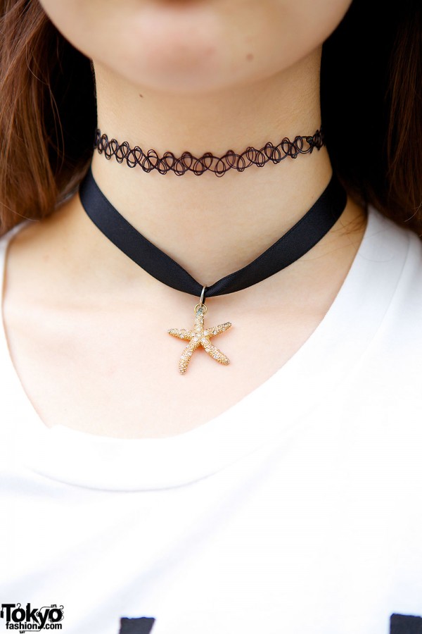 Choker necklaces