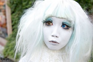 Shironuri Makeup & Color Contacts