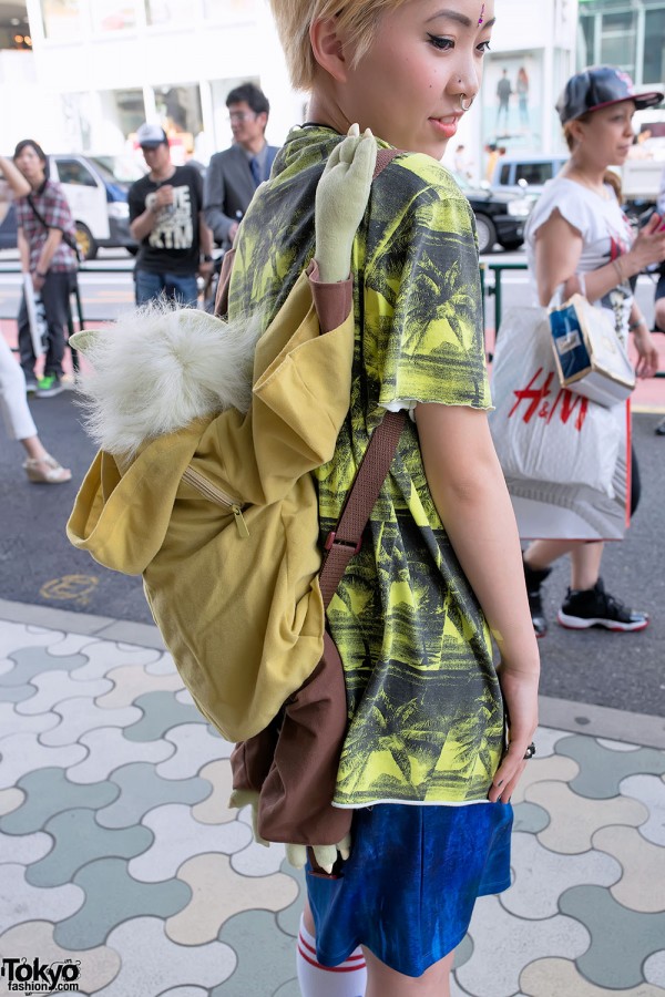 Yoda Backpack in Harajuku