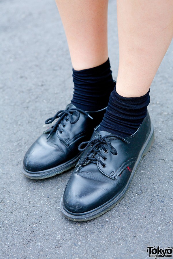 Black Oxfords & Socks