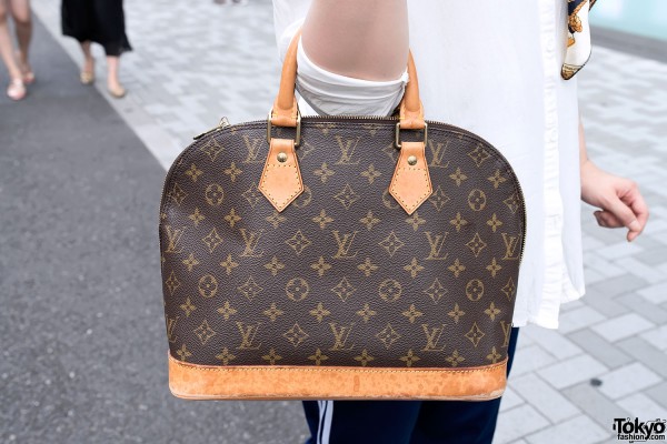 Louis Vuitton purse in Harajuku