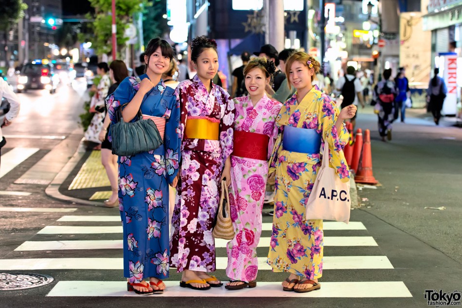 Yukata Pictures – Jingu Gaien Fireworks x Harajuku – Tokyo Fashion