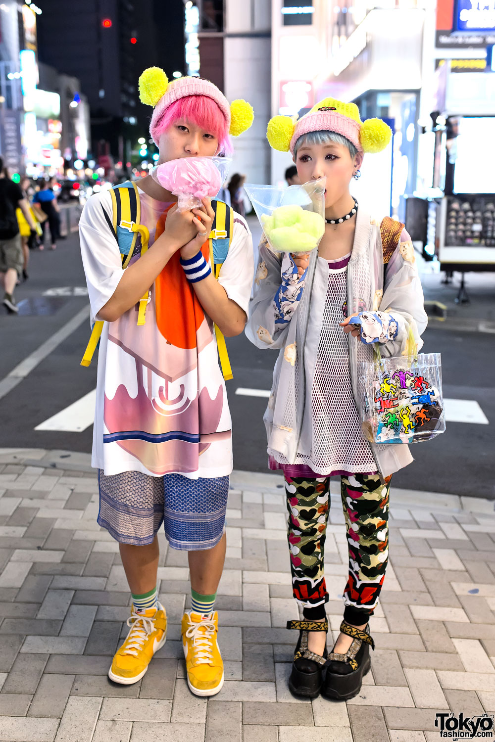 Pink vs. Blue Hair, Mikio Sakabe, 5okai & Cotton Candy in Harajuku ...