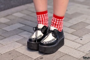 Black & White Creepers from Harajuku