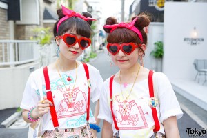 Heart Shaped Sunglasses & Suspenders