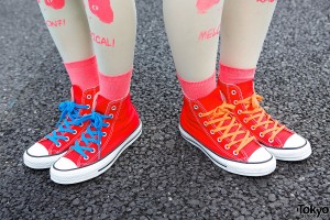Red Converse Sneakers