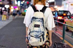 Acid Wash JanSport Backpack