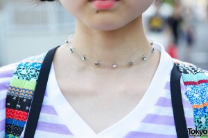 Plastic Choker in Harajuku