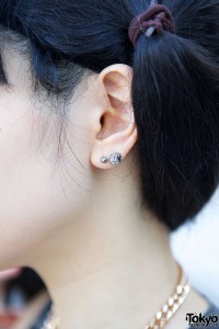 Cute Earrings in Harajuku