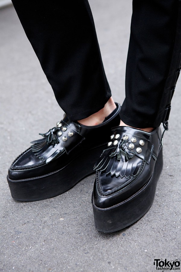 Patent Loafer Creepers