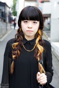Braided Two-Tone Hair