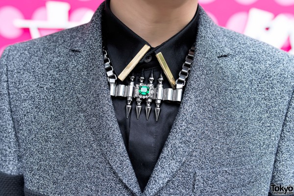 Mawi Spike Statement Necklace
