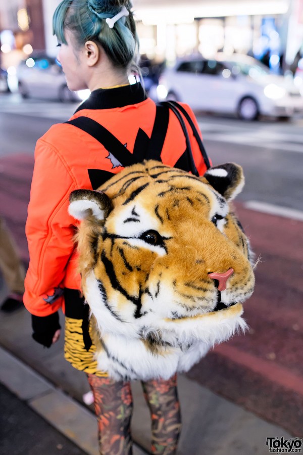 Tiger Backpack in Harajuku