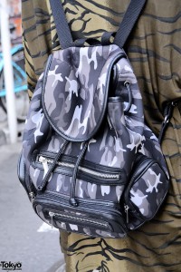 Topshop Camo Backpack