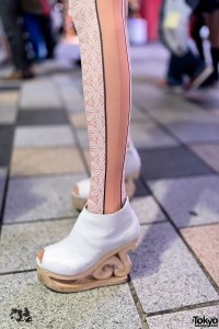 Jeffrey Campbell Platforms & Graphic Tights