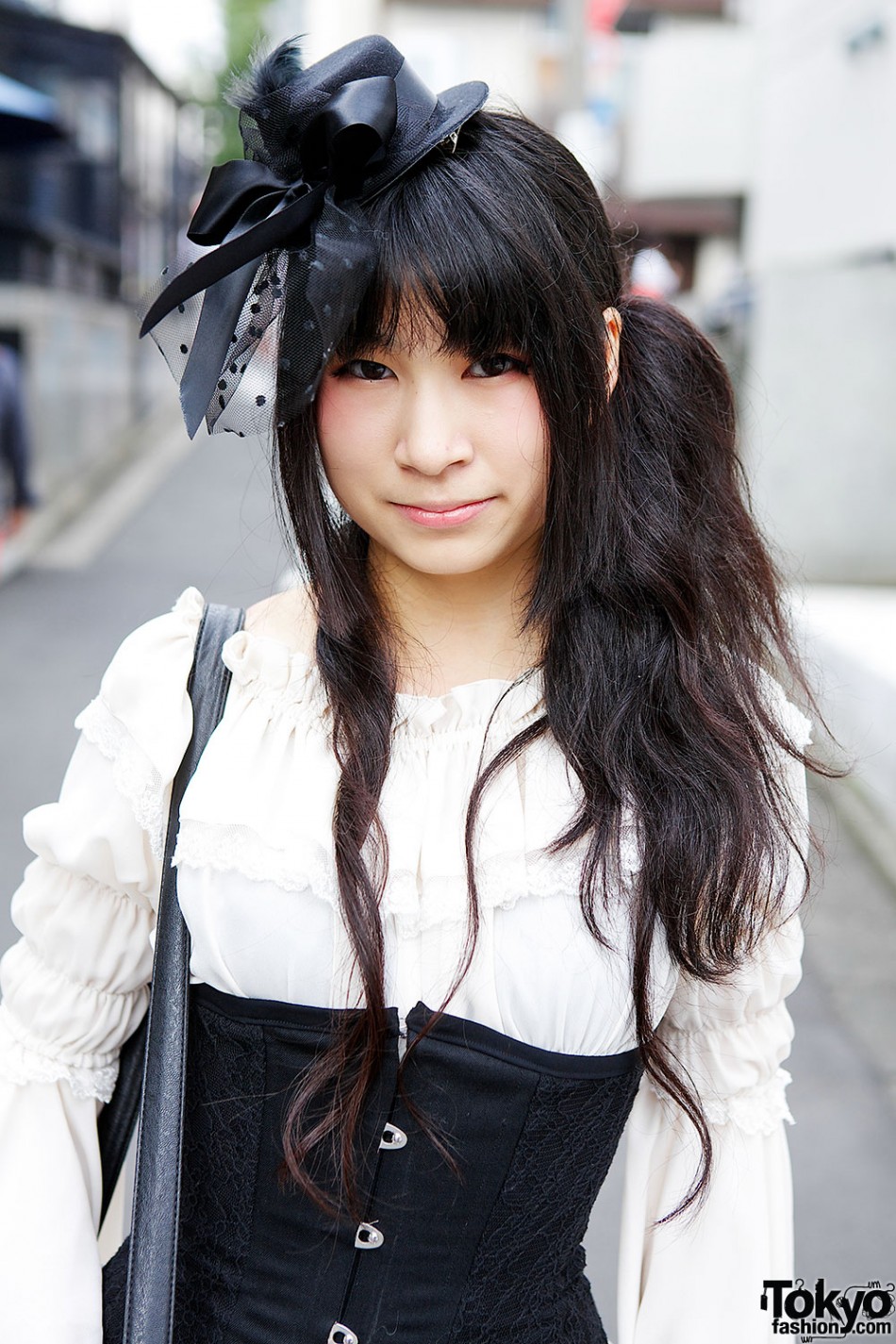 Cute Bunny Skirt, Handmade Corset, Cat Tights & Cat Bag in Harajuku ...