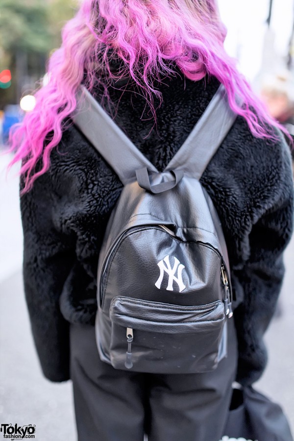 Pink Dip Dye & NY Backpack