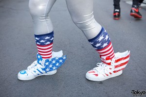 Jeremy Scott Wing Flag Sneakers
