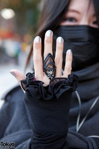 h.NAOTO Armor Skull Ring