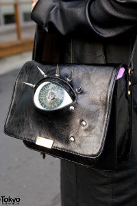 Handmade Bag With Spikes & Eye