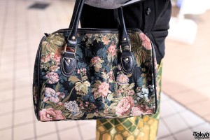 Floral Tapestry Bag