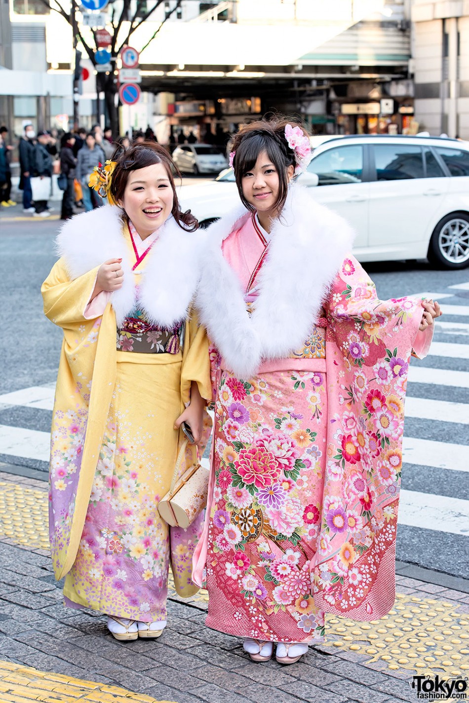 Coming of Age Day in Japan – Kimono Pictures 2014 – Tokyo Fashion