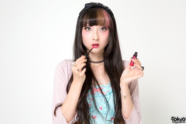 Sweet Pink & Brown Makeup by RinRin Doll