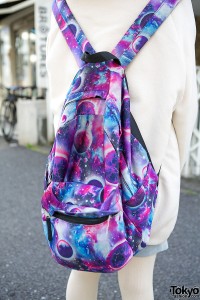 Galaxy Print Backpack