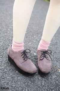 Lilac Lace-up Shoes