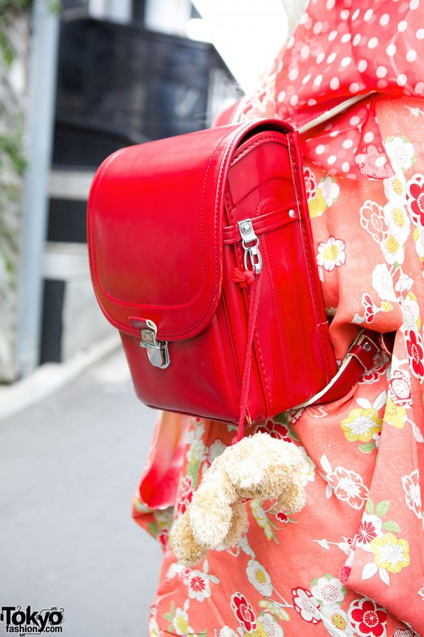 Red Randoseru Backpack
