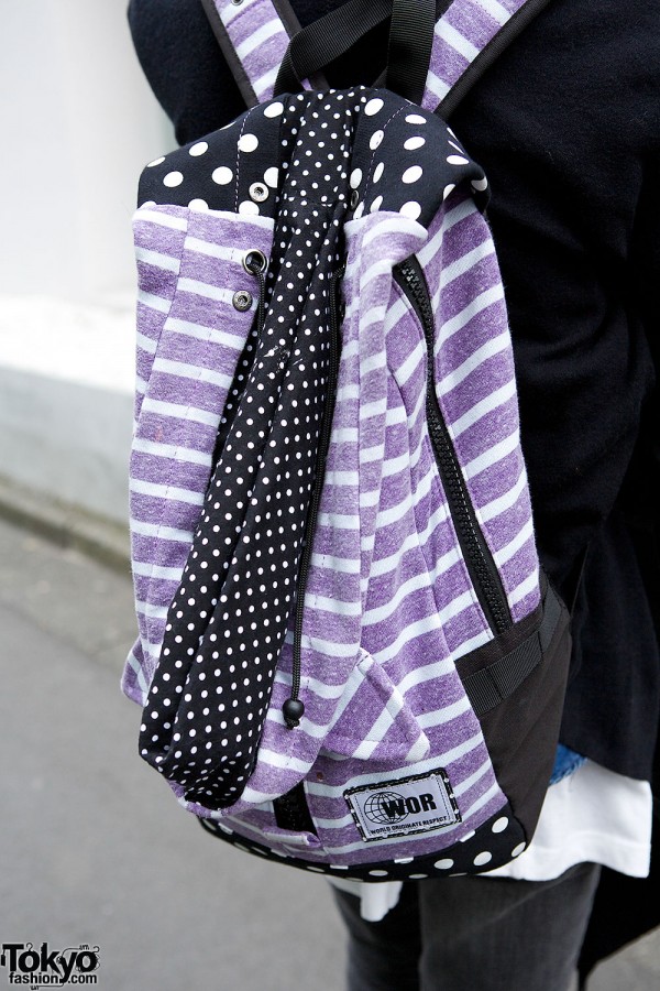 Stripes & Dots Backpack