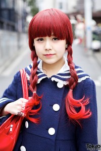 Red Braided Hair