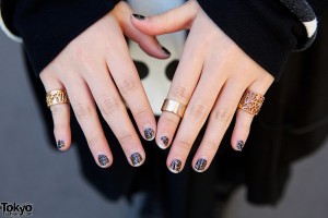 Gold Rings & Nail Art