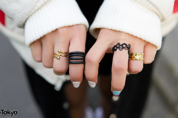 Gold Rings & Tattoo Ring