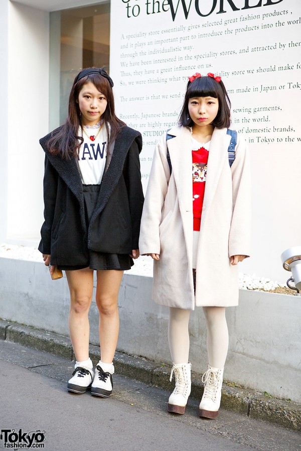 Harajuku Girls in Black, Red & White