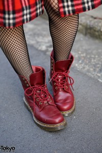 Red Dr. Martens Boots