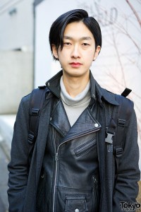 Coat Over Biker Jacket