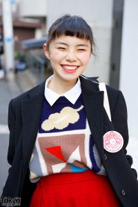 Vintage Sweater & Gucci Coat