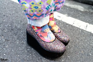 Tokyo Bopper Sparkling Platforms