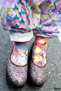 Trolls Tights in Harajuku