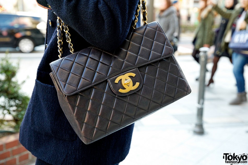 Chanel Skirt Suit, Cat Eye Glasses, Quilted Chanel Bag & YRU Platforms ...