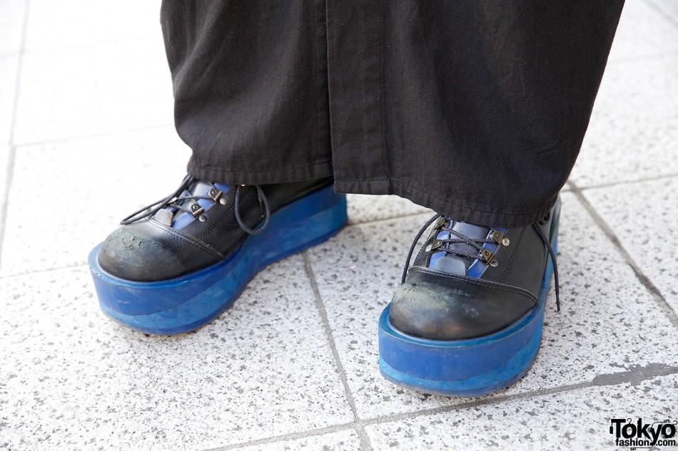 comme de garcons platform sneakers