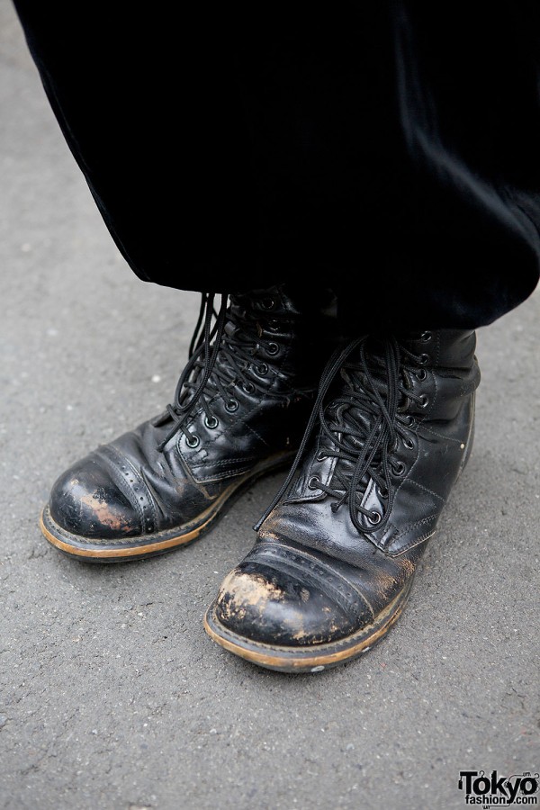 Lace-up Boots in Harajuku
