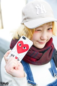 Comme des Garcons Play Heart Phone Case