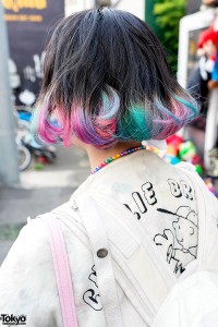 Rainbow Bob Harajuku Hairstyle