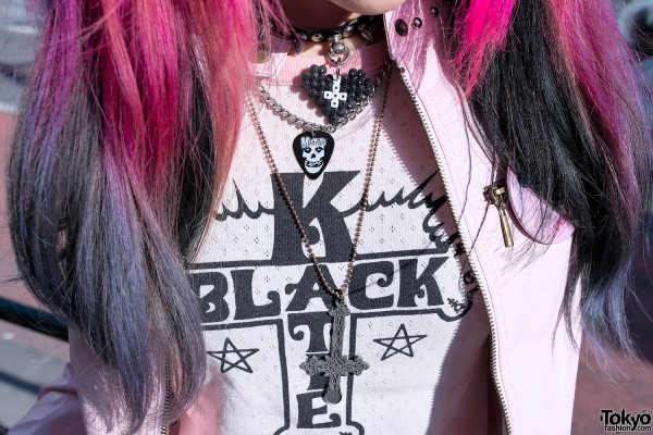 Cross Necklace & Katie T-Shirt