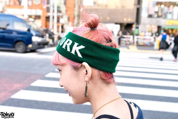NY Headband & Cute Pink Hair