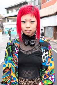 Facial Piercings in Harajuku