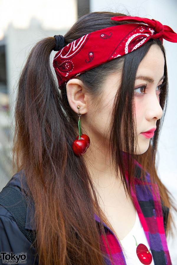 Kokopelli Cherry Earrings