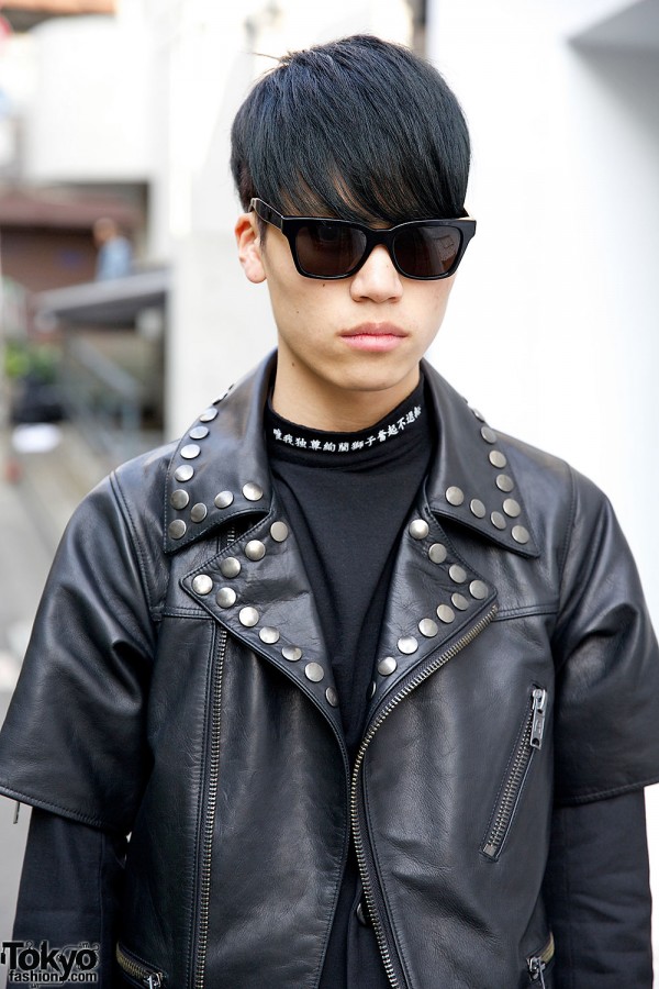 Black Sunglasses & Christian Dada Jacket